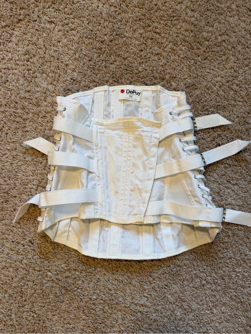 Vintage mid-century support corset, medium